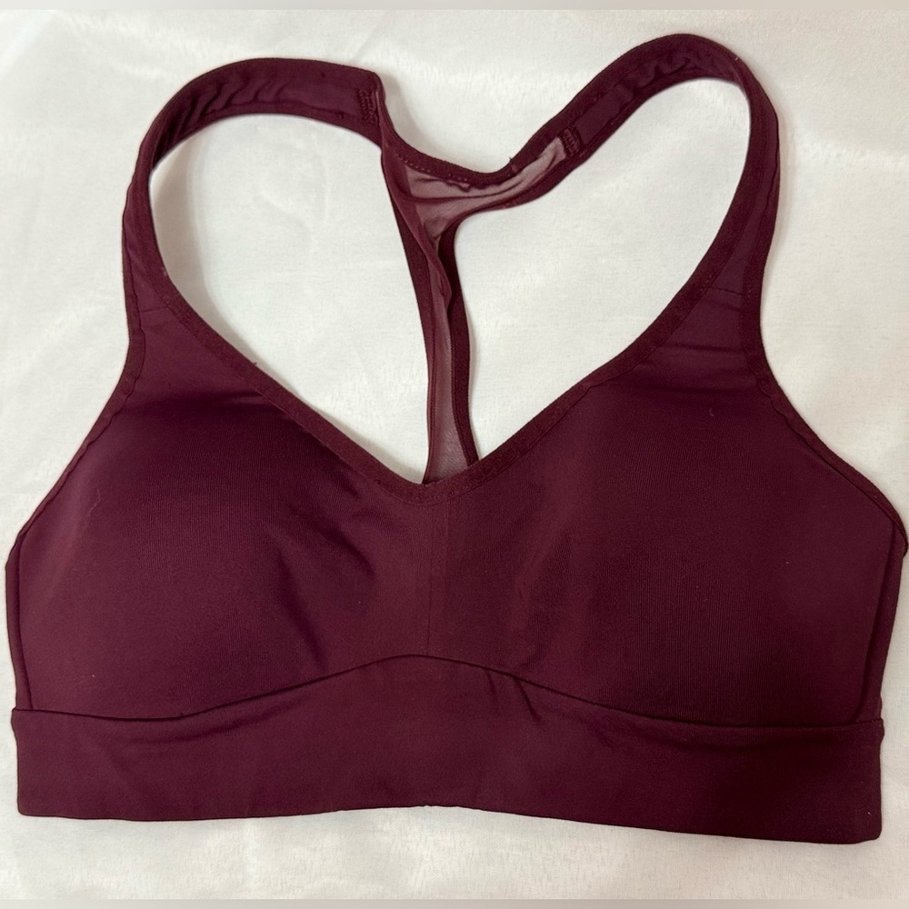 Lululemon Burgundy Sports Bra